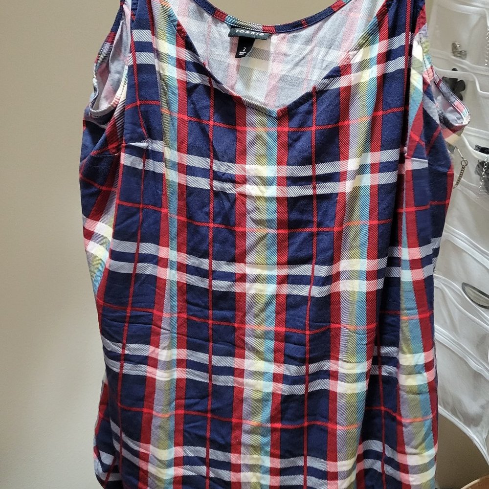 Torrid plaid camisole size 2